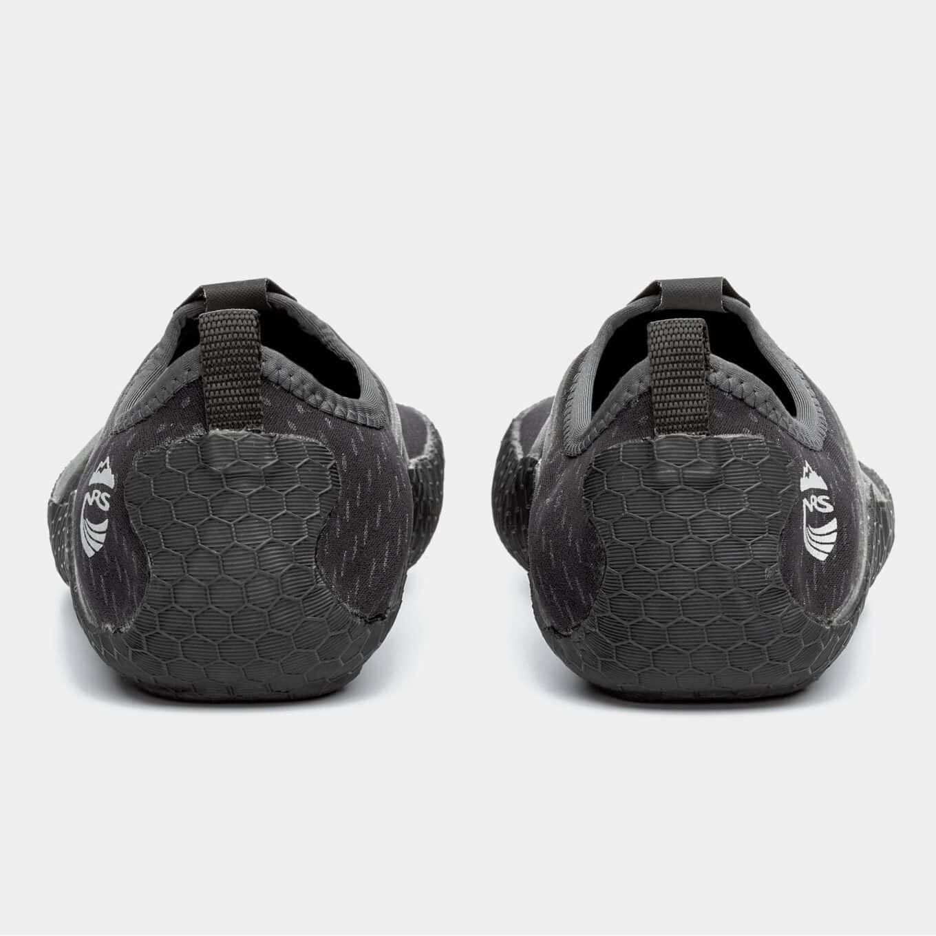 NRS Mens Arroyo Wetshoe Black Pair Back View