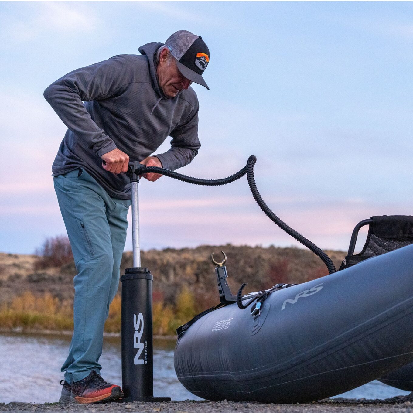 NRS Super 2 HP Pump BHerndon Rock Lake Fishing