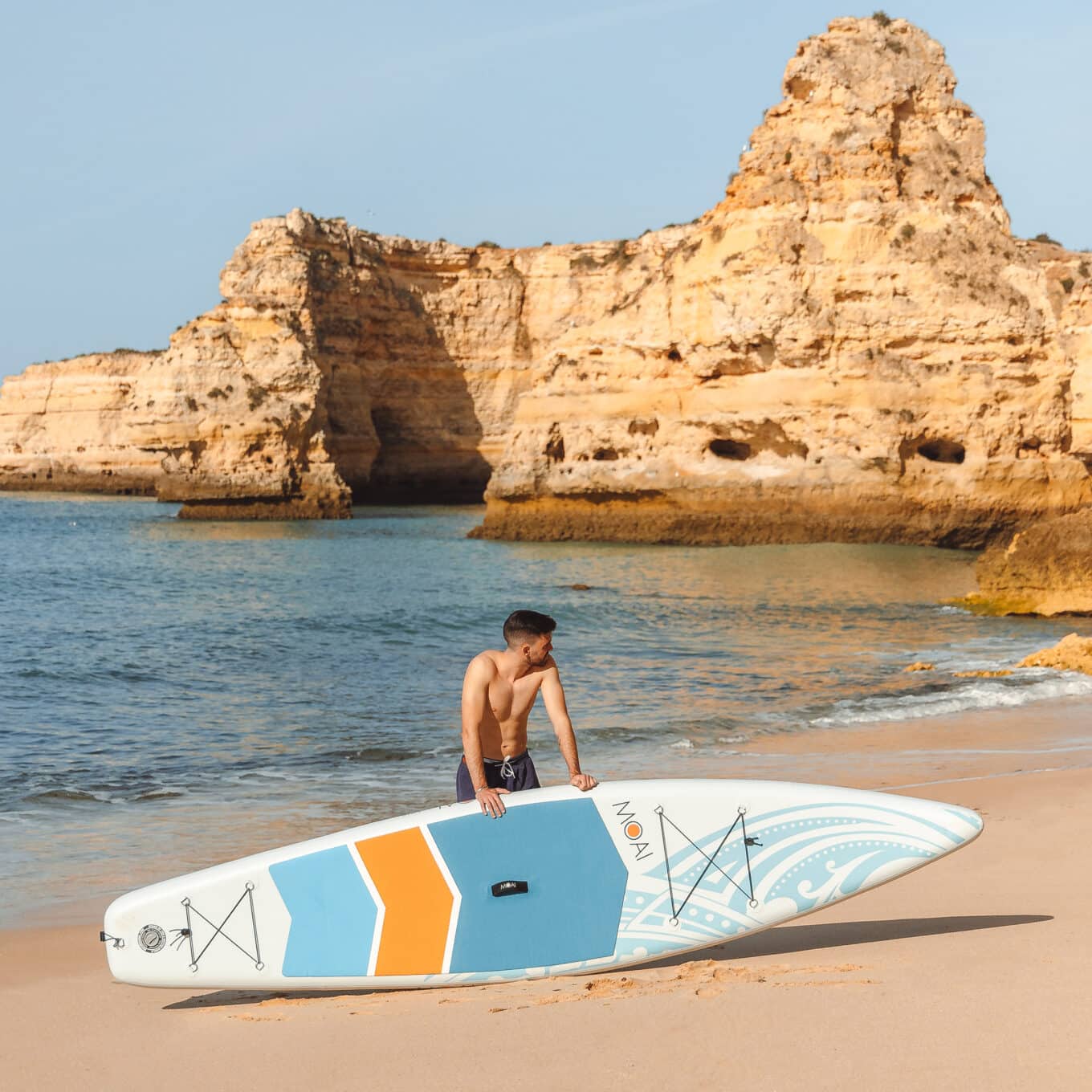 MOAI 12'6 Touring SUP Action Shot