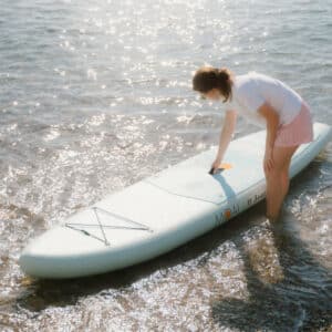 MOAI Beach Vibes 11' Ocean SUP Action Shot 2