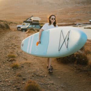 MOAI Beach Vibes 11' Ocean SUP Action Shot 5
