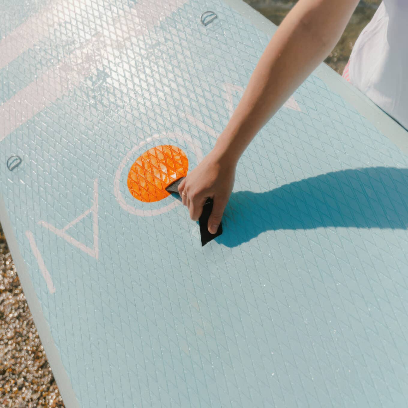 MOAI Beach Vibes 11' Ocean SUP Close Up Handle