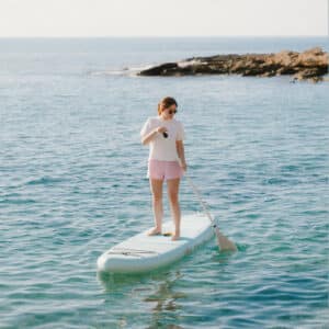 MOAI Beach Vibes 11' Ocean SUP Package Action Shot