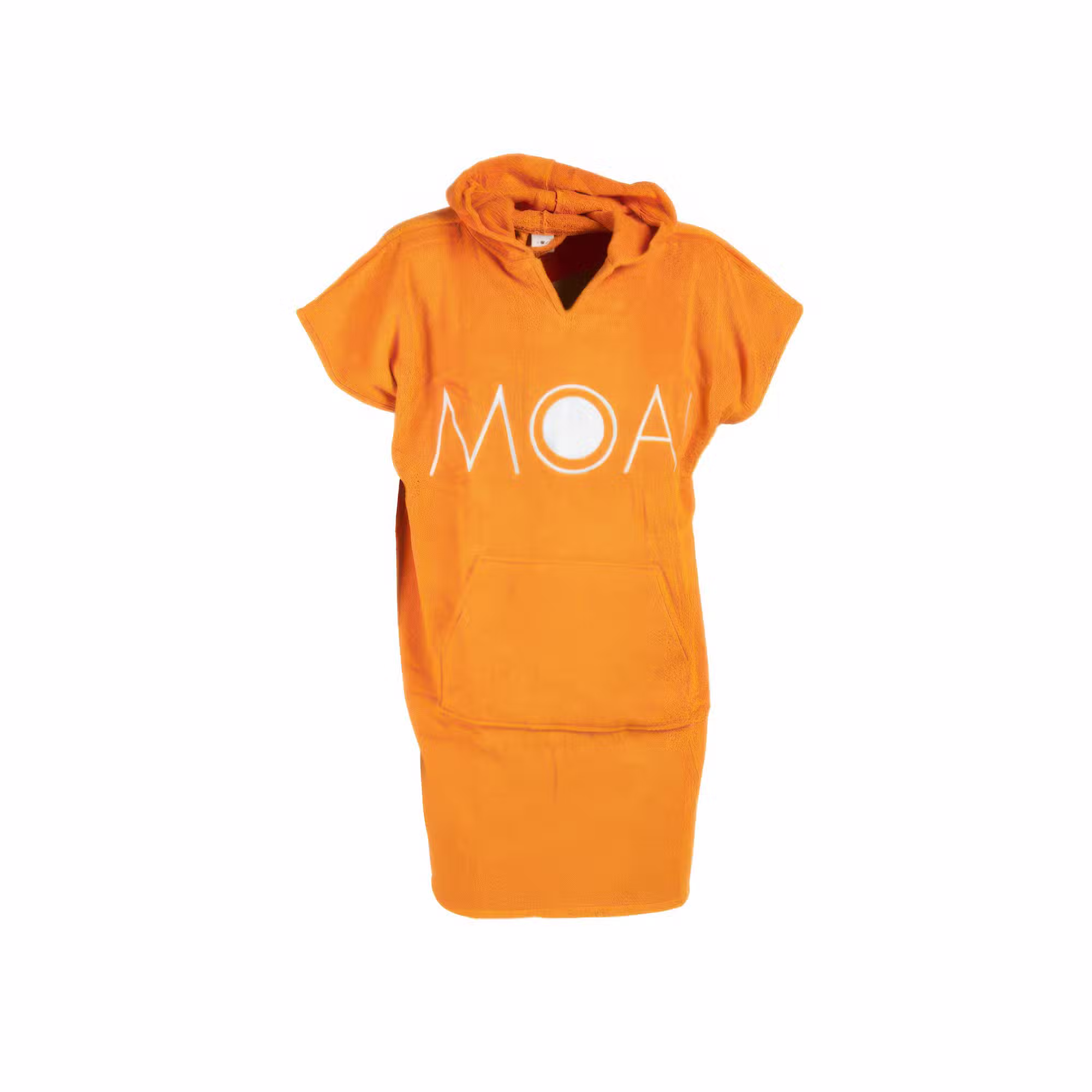 MOAI Kids Cotton Towelling Robe Orange