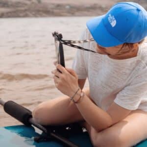MOAI Waterproof Floating Phone Case Action shot 2