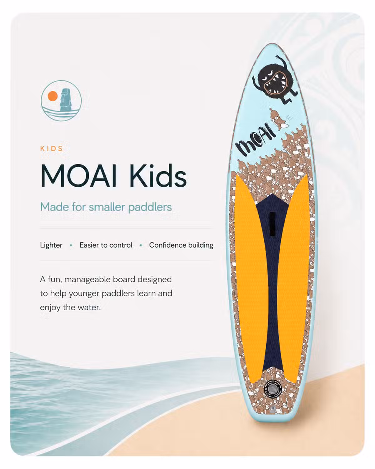 MAOI Kids Paddleboard Info Card