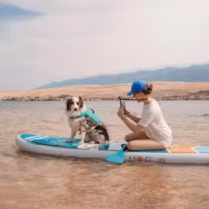 Moai Paddleboard Dogpad Action Shot 3