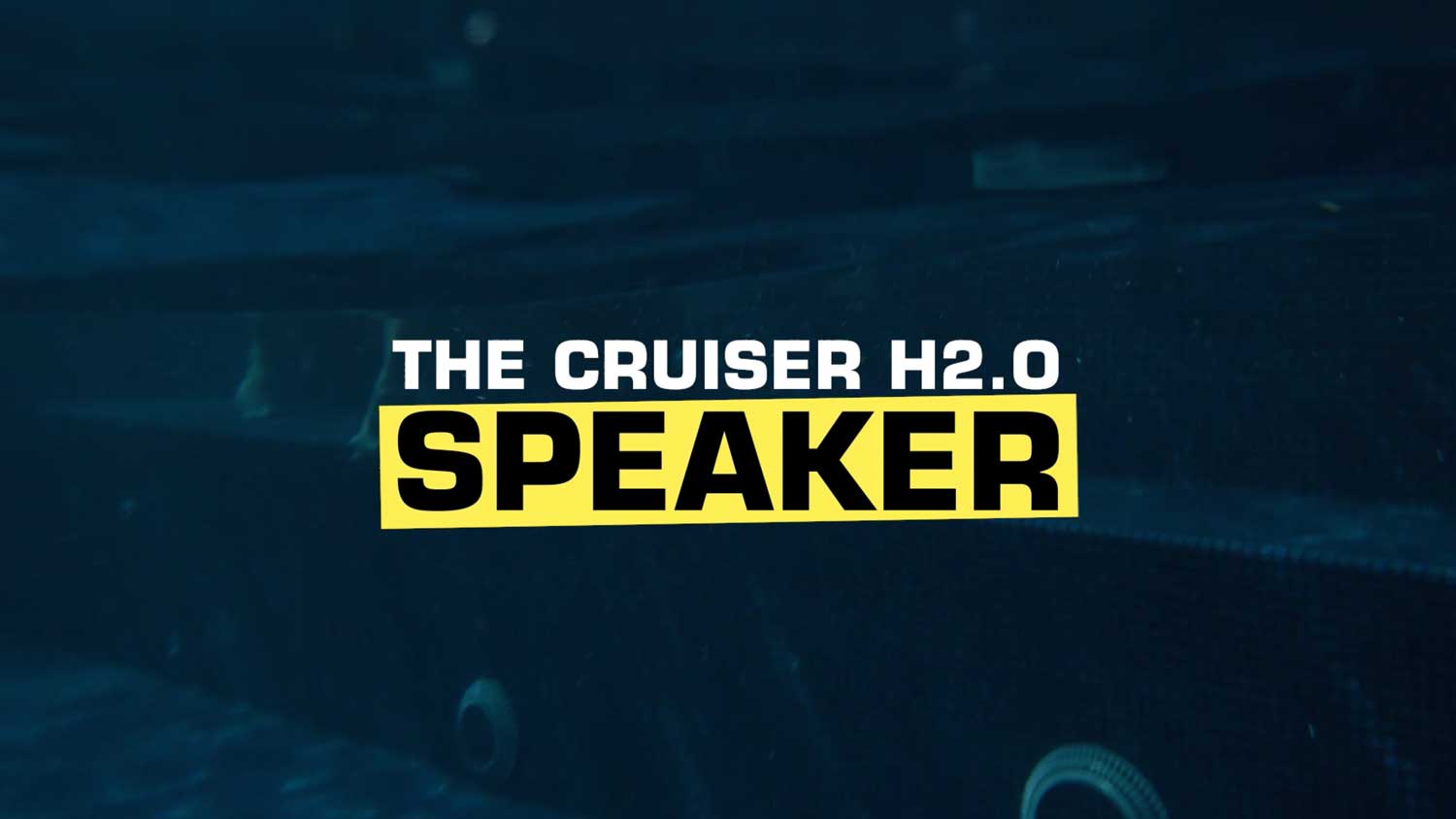Speaqua Cruiser H20 Product Video