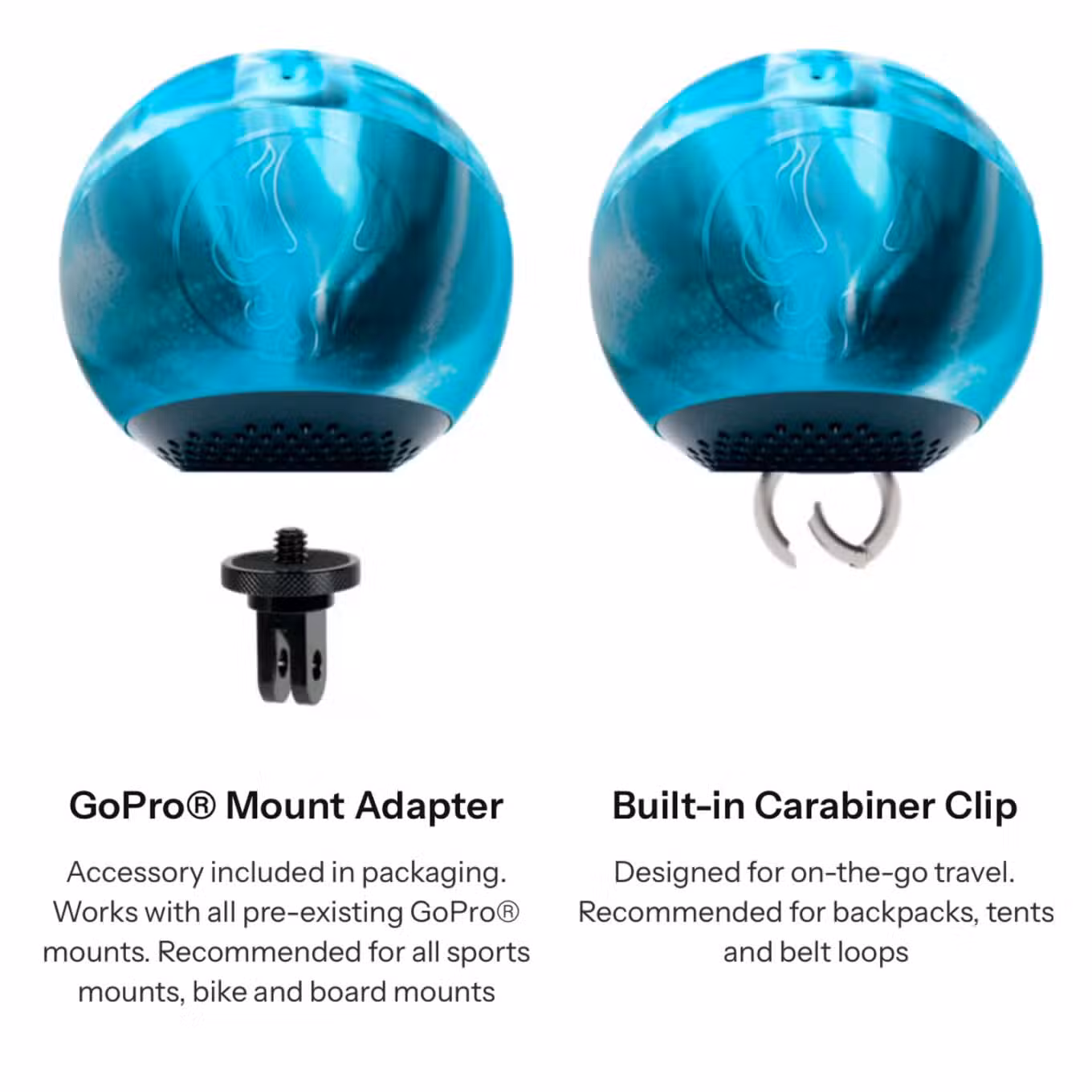 Speaqua Vibe 3.0 Waterproof Bluetooth Speaker Mount Options 2