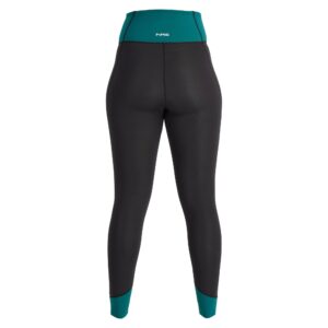NRS women’s HydroSkin 1.5mm neoprene trousers, back view