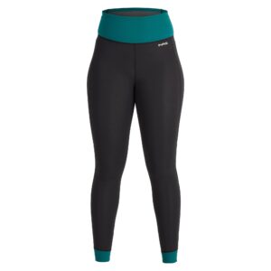 NRS women’s HydroSkin 1.5mm neoprene trousers, front view
